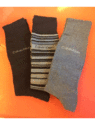 Pack 3 Pair Socks Stripe Gift Box Μπλέ-Ράφ-Ριγέ
