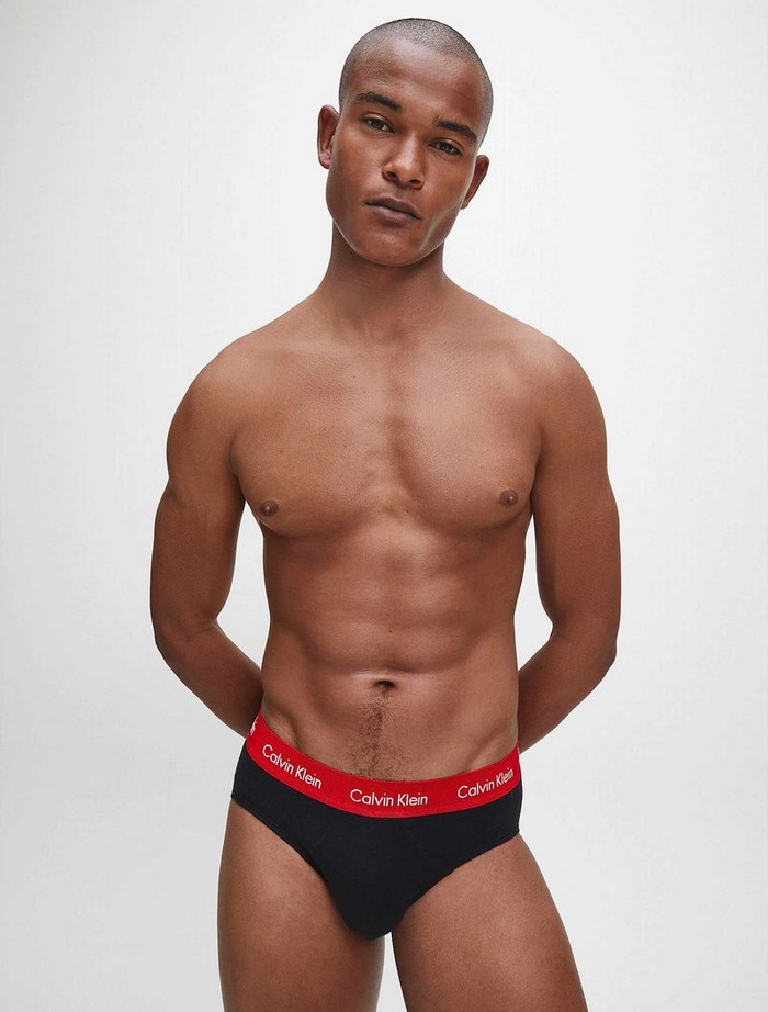 Pack 3 Slips Briefs Cotton Stretch