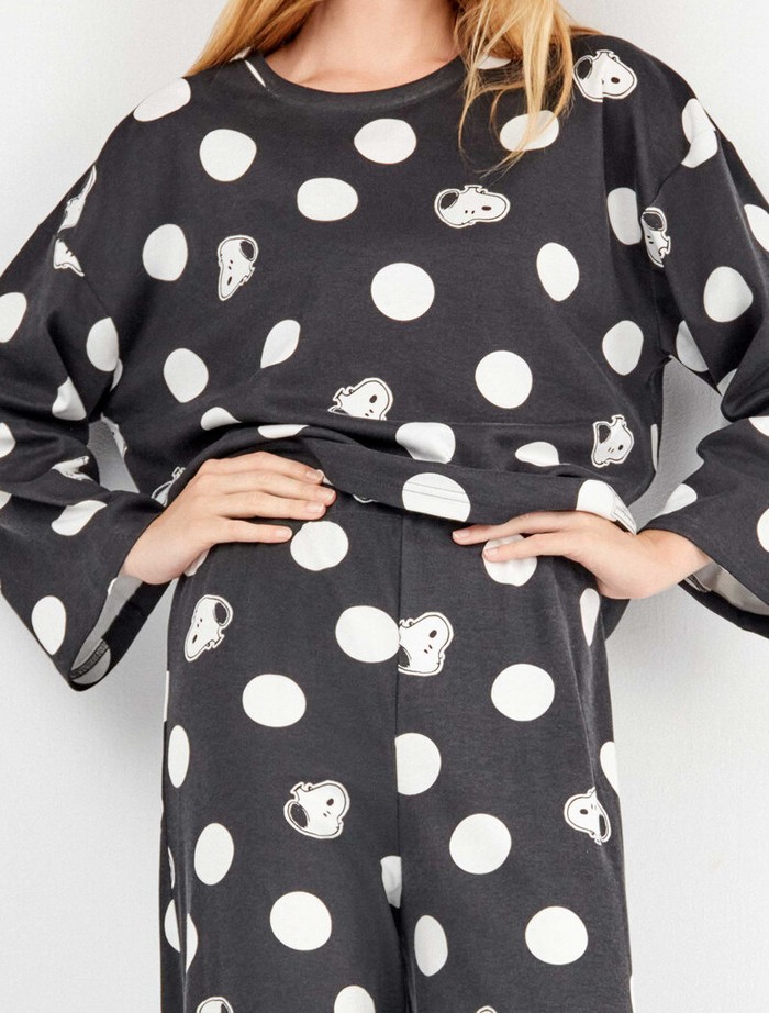 Σετ Πιτζάμα Snoopy με U-Neck