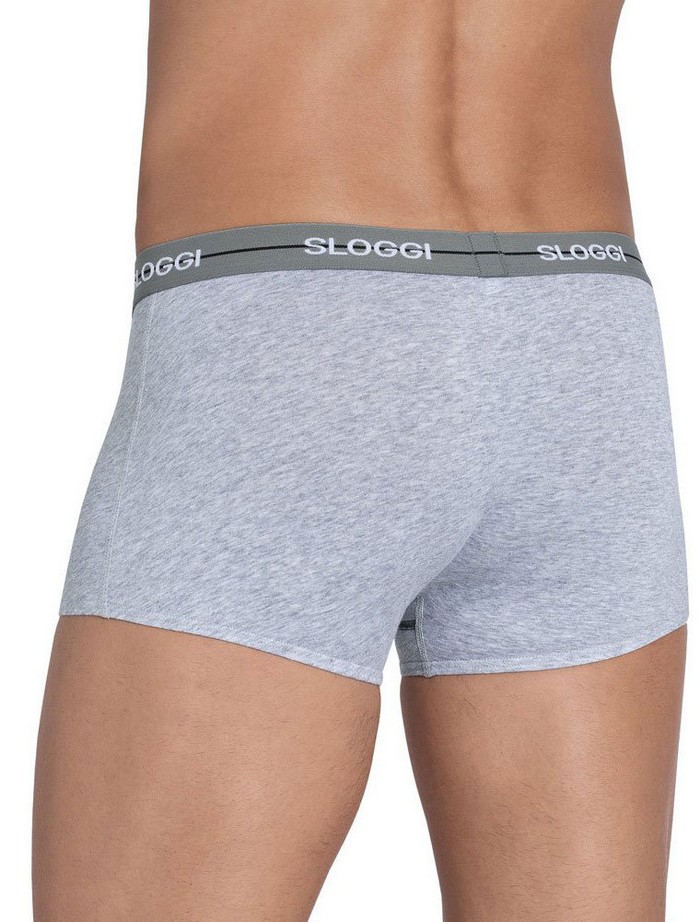 Boxer (2 Τεμάχια) Start Hip C 2 P Μαύρο-Γκρί