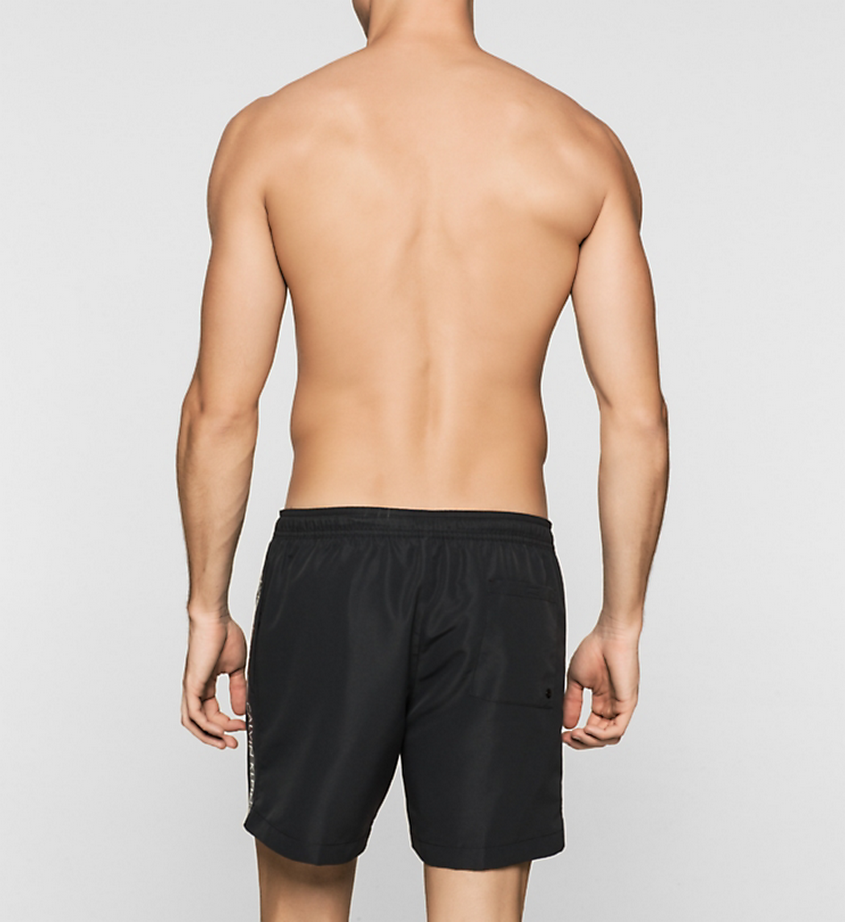 Μαγιό Medium Drawstring Βερμούδα Μαύρο