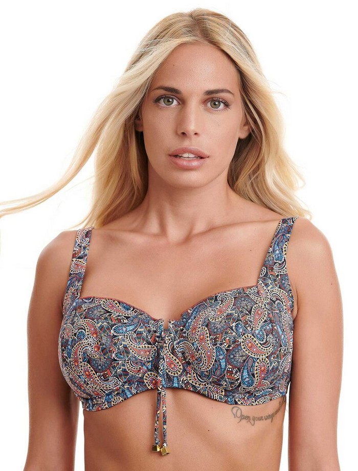 Μαγιό με Μπανέλα CUP-G & Brief με Kορδόνι & Σούρα Λαχούρι