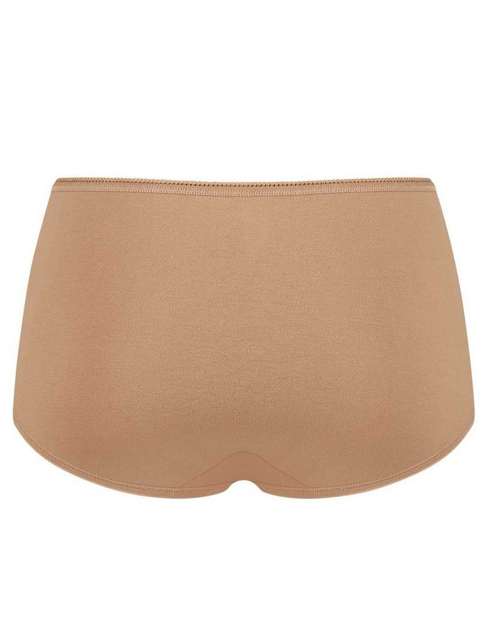 24/7 Cotton Midi Μπέζ