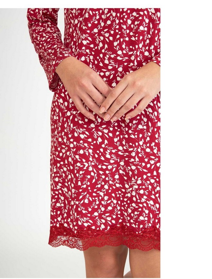 Νυχτικό με Πατιλέτα & Δαντέλα Micromodal