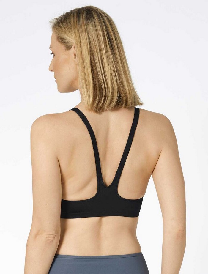 Σουτιέν Αθλητικό Tri-Action Fitness F Μαύρο