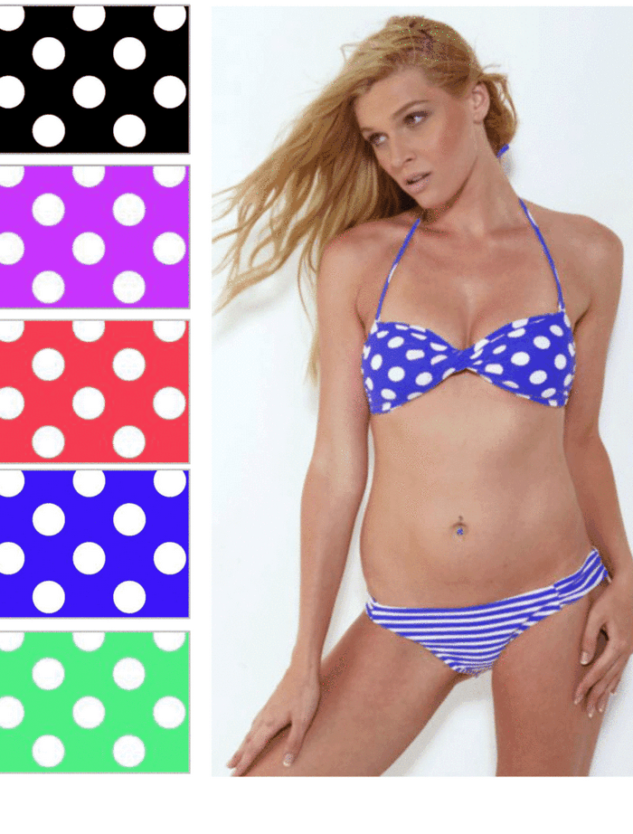 Μαγιό Mix & Match Bra Bandeau CUP-B Top,Πράσινο