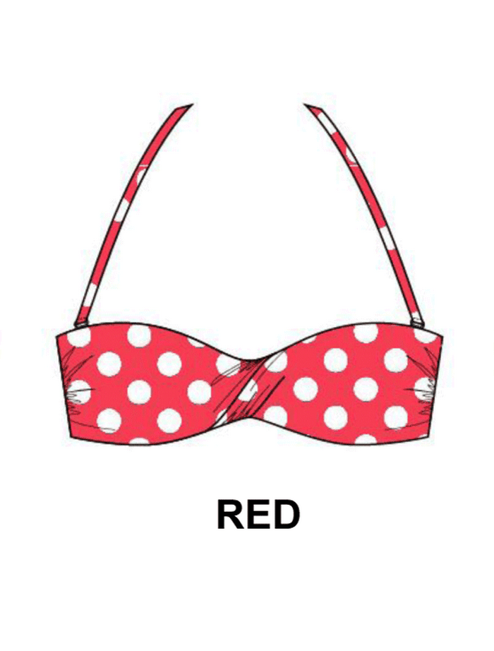 Μαγιό Mix & Match Bra Bandeau CUP-B Top,Πράσινο