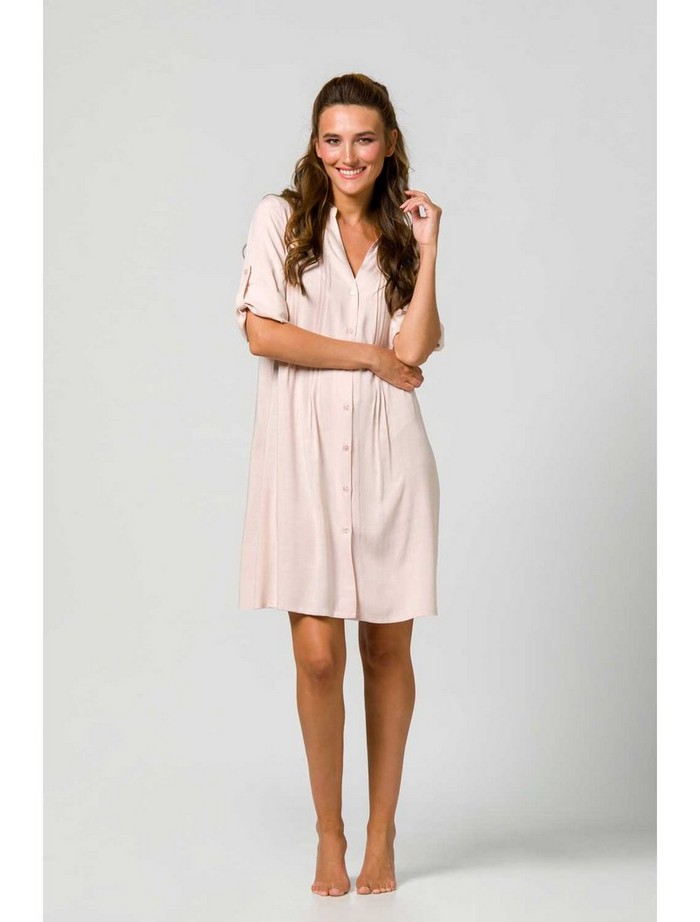 Φόρεμα Πουκαμίσα 3/4 Μανίκι