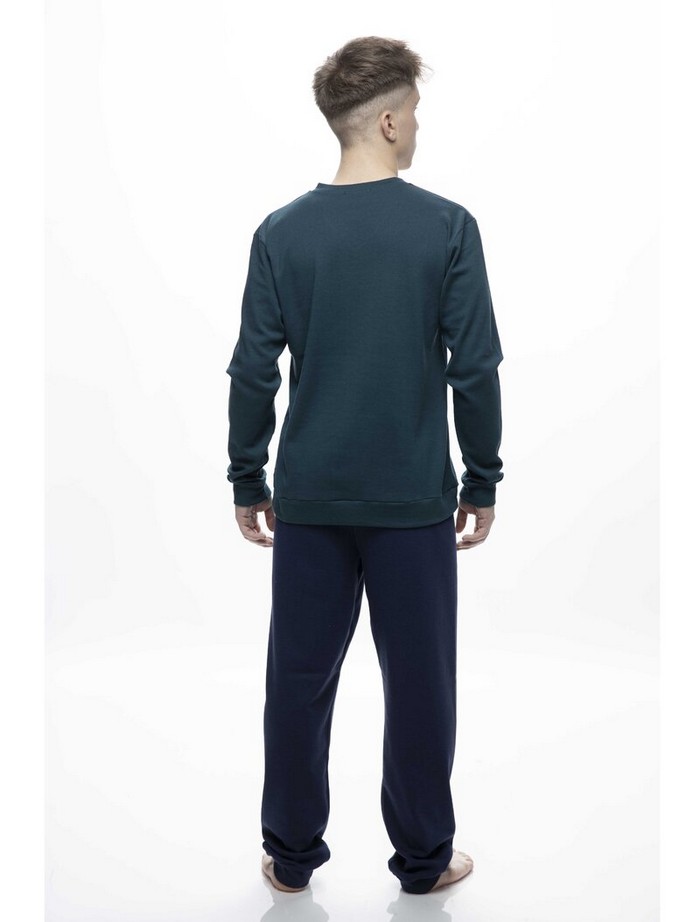 Σετ Πιτζάμα V-Neck Μπάσκες