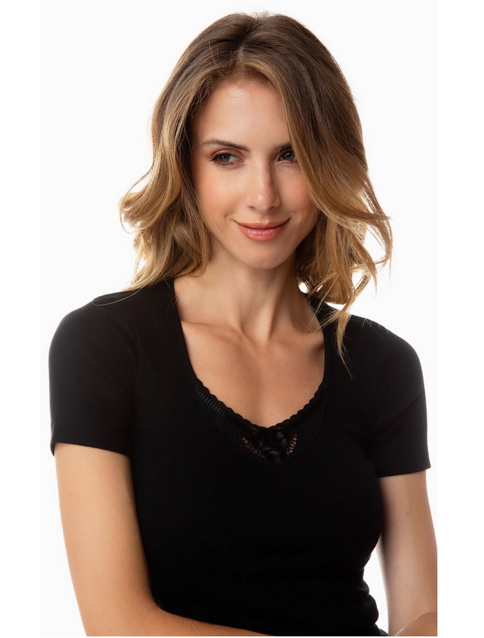 Pack 2 Φανέλα ΚΜ Μοτιφ Mαύρο (2 Τεμάχια)