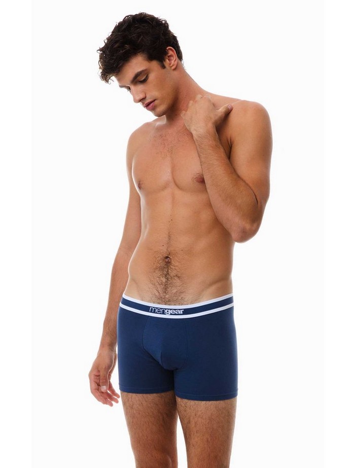 Pack 2 Boxers Mengear Bull ΜΠΛΕ/ΡΑΦ (2 Τεμάχια)