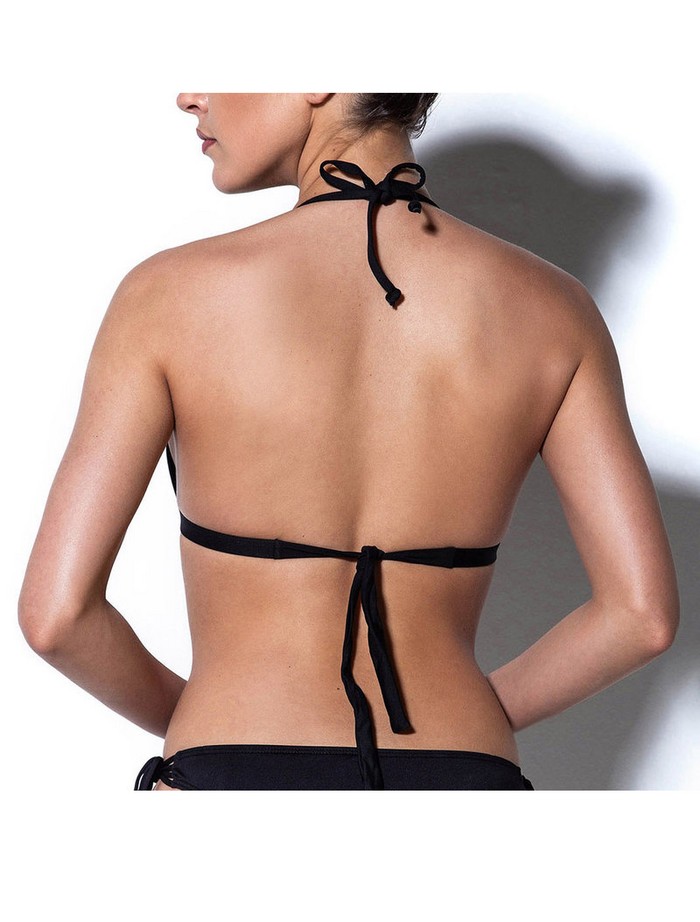 Μαγιό Τρίγωνο Push-Up CUP-B Top Μαύρο