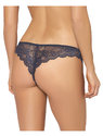 Tempting Lace Brazilian String Aνθρακί