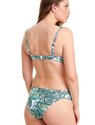 Μαγιό με Μπανέλα Ενισχυμένο CUP-D & Slip Brief Φαρδύ Λαχούρι