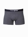 Pack 2 Boxers Mengear Letters Mαύρο/Γκρί (2 Τεμάχια)