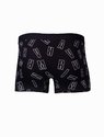 Pack 2 Boxers Mengear Letters Mαύρο/Γκρί (2 Τεμάχια)