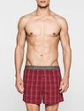 Pack 2 Boxers Slim Fit Μαύρο-Κόκκινο 