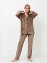 Choco Set Pajamas Long Soft Fleece