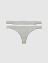 Thong 2PK Cotton Stretch