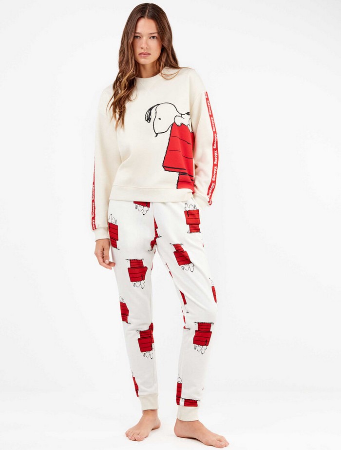 Σετ Πιτζάμα Snoopy με U-Neck