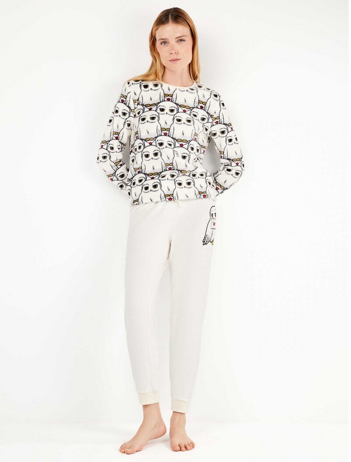 Gisela Σετ Πιτζάμα Harry Potter με U-Neck Fleece