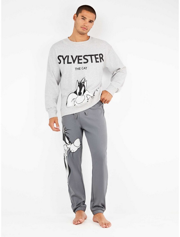 Gisela Σετ Πιτζάμα Sylvester με U-Neck