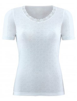 Women Thermal T-shirt Εκρού