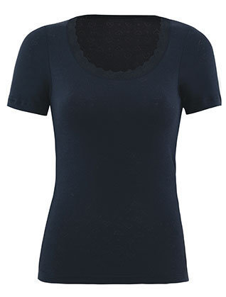 Woman Thermal T-Shirt Μαύρο