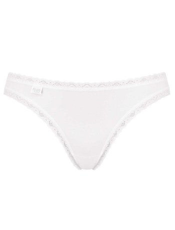 24/7 Cotton Lace Tanga Λευκό