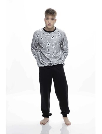 Σετ Πιτζάμα Football με U-Neck Fleece