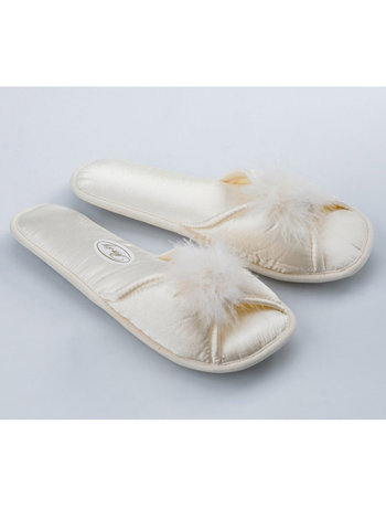 Παντόφλα Saten Marabou