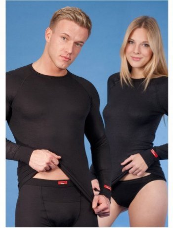 Μπλούζα Μακρύ Μανίκι Ισοθερμική Thermal Unisex, Εκρού