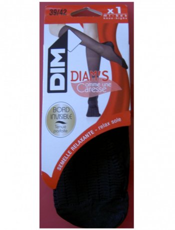 Κάλτσα Diam's 18Den Mi Bas Relax France Μαύρο