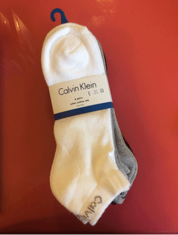 6 PAIRS SOCKS CANADA Λευκό/Μαύρο/Γκρί