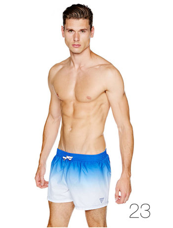 Beachwear Μαγιό Woven Shorts KOKΚΙΝΟ-FLUΟ