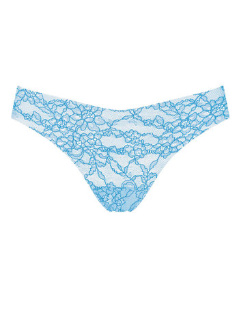 Light Lace 2.0 Tanga Μπλέ-Σιέλ 