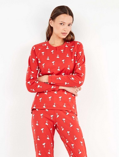 Gisela Σετ Πιτζάμα Snoopy με U-Neck