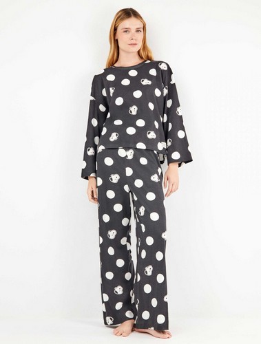 Gisela Σετ Πιτζάμα Snoopy με U-Neck