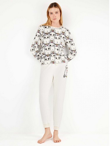 Gisela Σετ Πιτζάμα Harry Potter με U-Neck Fleece