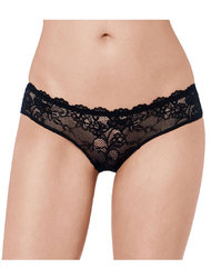 Tempting Lace Hipster Mαύρο
