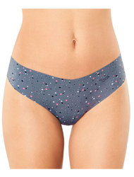 ZERO Microfibre H Hipstring C2P Γκρί πουά/Μπορντό (2 τεμάχια)