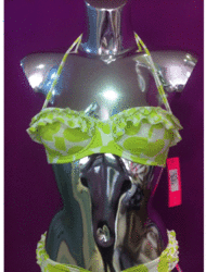 Μαγιό Strapless με Βολάν Top B-CUP ΛΑΧΑΝΙ