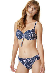 Σετ Μαγιο με Μπανέλα Ενισχυμένο CUP-D Liberty, Top & Slip Brief Φαρδύ, Bottom