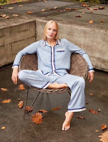 Gisela Σετ Πιτζάμα Satin με Κουμπιά