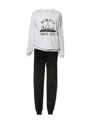 Σετ Πιτζάμα με U-Neck Always 100% Cotton