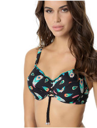 Μαγιο με Μπανέλα CUP-E & Slip Brief Κορδόνι Σούρα Φτερό
