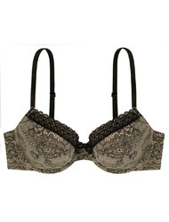 Pack 2 Σουτιέν Abbie T-Shirt Bra Cup-C Μαύρο,Μαύρο-Nude-Floral