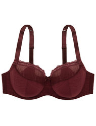 Pack 2 Σουτιέν Paula Non Padded Bra Cup-F Μπλέ,Μπορντό