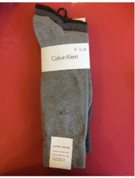 Pack 3 Pair Socks 3PK Combed Flat Γκρί-Ανθρακί