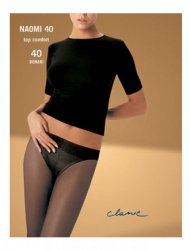 Καλσόν 40 Den Naomi Lycra Μαύρο-Nero